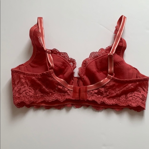 CORAL LACE BRA - Picture 3 of 5